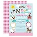 Your Main Event Prints Farm Birthday Invitation - Girl Barnyard Invites - Farm Birthday Party - Girls Barnyard Birthday Invite - 20 Fill-In Pool Party Invitations With White Envelopes