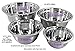Iconikal 4-Piece Stainless Steel Mixing Bowl Set - EZ-Grip Edges