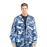 Rothco Bdu Shirt - Sky Blue Camo
