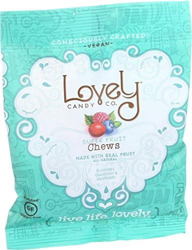 Lovely Superfruit Chews Candy, 2 Ounce -- 6 per case.