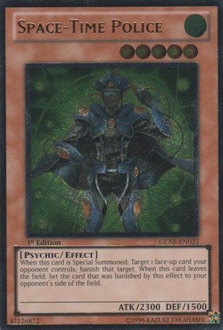 Yu-Gi-Oh! - Space-Time Police (GENF-EN023) - Generation Force - 1st Edition - Ultimate Rare