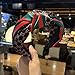 Domoki Designer Red Green Stripe Headbands - 3 Pack Fashion Bow Knot CC Letter Print Hair Hoops for Women - Retro Wide Cross Knot Hairbands with Silk Cloth Wrapped for Girls