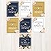 Hadley Designs Will You Be My Bridesmaid Stickers or Wine Bottle Labels Bridal Party Maid of Honor Proposal Ideas, Ask Your Bridesmaids Wedding Gifts, Gold White & Navy I Can't Say I Do Without You