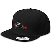 Snapback Hat for Men Flat Brim Hats Carpenter Lifeline A Embroidery Embroidered Flat Bill Hat Acrylic