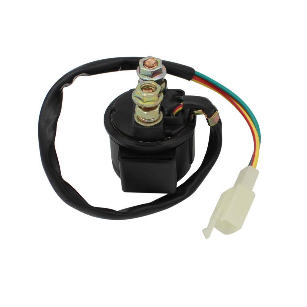 Cyleto Automatic 3NO 2NC 20A 12V DC Solenoid Relay for 4-Stroke GY6 Engine 50cc-250cc ATV Dirt Bikes Scooters Go Kart Dne Buggys Quad 4 Wheelers