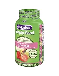 Vitafusion simplemente buena Prenatal Multivitamínico esenciales, 80 unidades