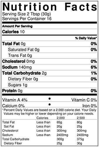 Low FODMAP Certified Salsa, Low Sodium, No Onion No Garlic, Low Carb, Mild Chunky Red Salsa Dip for Tortilla Chips and Mexican Food, Delicious and Healthy Snacking - Casa de Sante