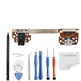 Unifix-Asus Google Nexus 7 ME370T 1st Gen Charging Port Flex Cable USB Dock Connector with Audio Jack Flex Replacement Parts OEM + Tool Kit