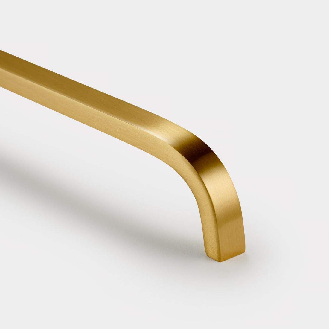 Solid Brass Bar Handles | by Pushka Home | Modern Brushed Gold Finish | for Cabinets, Cupboards, Wardrobes, Doors, Drawers – PH3 – Hole Centre 448mm