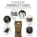 Vitchelo Natural Closet Air Freshener Purifier, Shoe Deodorizer & Car Activated Bamboo Charcoal Moisture Odor Absorber Bags by to Get Rid of Mold Smells — Refrigerator Odor Eliminator (4x75g, Brown)