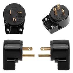 Nema 5-20P DIY Plug, Rewirable 20A 125V Plug, 90