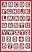 Armour Products Over N Over Glass Etching Stencil, 5-Inch by 8-Inch, Western Font