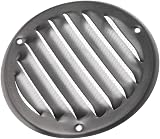 EUROPLAST 100mm Stainless Steel Round Air Vent Grille Cover with Insect Mesh view 3