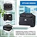 ElecTrek Products Cable Organizer Bag- Water-resistant bag organizes and protects USB drives, memory cards, chargers, cables, cords, adaptors and other device accessories.