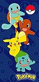 Pokemon Beach towel measures 28 x 58 inches