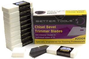 Better Tools - Chisel Bevel Carpet Trimmer Blade (100 blades/box)