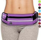 Belt Bag for Women: Waist Packs Best Running Fanny Pouch Waistband (Purple ) Phone Holder For Girls Ladies Moms Men Mothers Sisters Females EDC EDM Mom Mother Girl Lady Sister Aunty Aunt Auntie Gifts