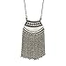 SPUNKYsoul DISCONTINEUD Long Mystic Fringe Boho Tribal Ethnic Silver Pendant Necklace Collection