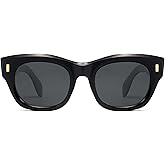 Appassal Classic Retro Polarized Sunglasses Womens Mens Vintage Square Thick Frame Sunnies AP3711