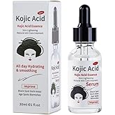 Kojic Acid Essence Serum for Radiant Complexion โ Hydrating Facial Essence with Ceramide and Hyaluronic Acid โ Reduces Dark Spots and Blemishes โ 30ml