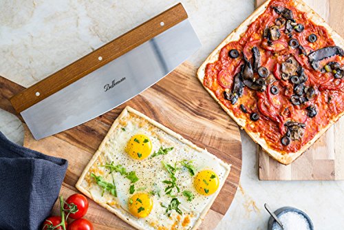 Epica Stainless Steel Pizza Cutter- 14 inch Rocker Style