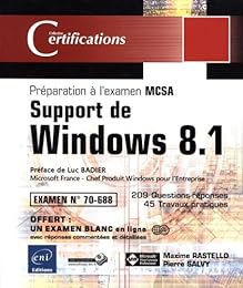 Support de Windows 8.1