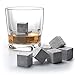 Whiskey Stones Set - Premium Soapstone Chilling Rocks For Scotch Whisky & Bourbon - Keep Your Beverage Cold Without Diluting Your Drink - Perfect Gift For Liquor Drinkers - Set of 9 Cubes With Bag