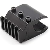 NcDe Tatcical Flashlight & Laser Sight Mount Set, Barrel Clamp Mount with Standard Rail for 10~12 Gauge/13~15Gauge Shotguns a