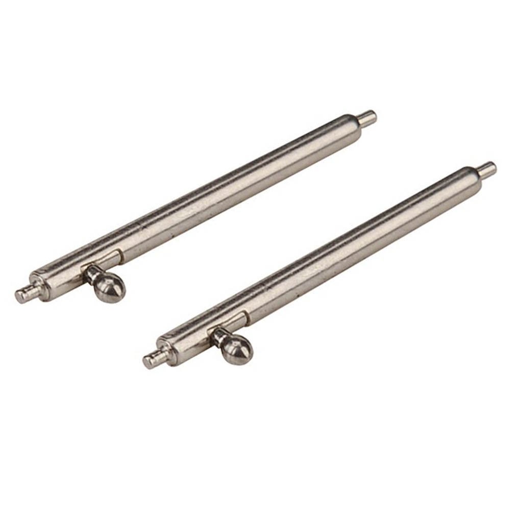 20mm Quick Release Spring Bars Watch pins & Galaxy Watch 4 5 6 7/4 Classic/ Active 2 44mm 40mm Pins, 20mm Stainless Steel Watch Pins 8PCS Diameter 1.5mm + Spring Bar Tool(20mm)