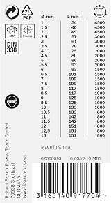 Bosch Professional 25pc HSS PointTeQ Twist Drill Bit Set ProBox Metal view 4