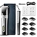 Hair Clippers for men, Cordless Hair Trimmer, Professional Haircutting Kit, Waterproof USB Rechargeable Haircut Grooming Kit with 4 Combs for Home Styling