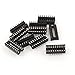 uxcell 10 Pieces 2.54 mm Pitch 2 Row 18 Pins Soldering DIP IC Chip Socket Adaptor