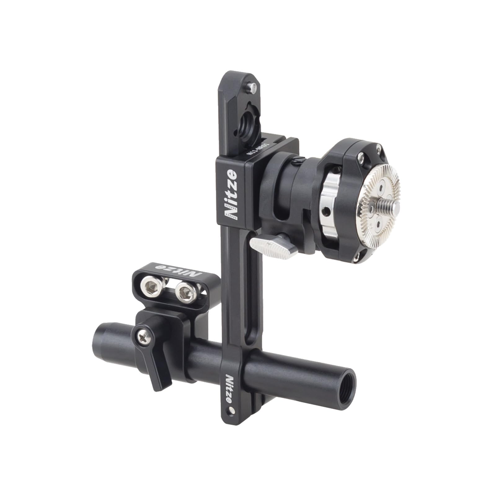 Nitze EVF Mount Kit with QR NATO Clamp NATO Rail Rod Clamp 15mm Rod and ARRI Rosette - EVF-K03