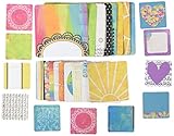 Bo Bunny 19226301 Misc Me Pocket Squares Journaling Cards, Believe, Multicolor