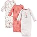 Hudson Baby Unisex Cotton Gowns, Woodland Fox, 0-6 Months