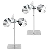 OFFO 2 PCS Bird Scare Reflective Device, Bird Reflector Keep Pigeon Woodpeckers and Sparrows Away for Outdoor Use Boats Roofs