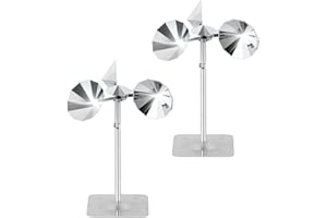 OFFO 2 PCS Bird Scare Reflective Device, Bird Reflector Keep Pigeon Woodpeckers and Sparrows Away for Outdoor Use Boats Roofs