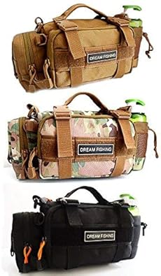 Amazon ウエストバッグ ショルダーバック アウトドア用バッグ 3way メンズ レディース 大容量 収納力抜群の釣り 手提げにもなる3way アウトドア用バッグ 豊富なポケットと多彩なホルダー 迷彩 ショルダーバッグ