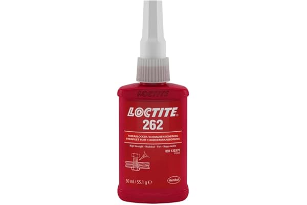 Loctite 26231 Red 262 High-Strength Threadlocker, 1.69 fl. oz. Bottle