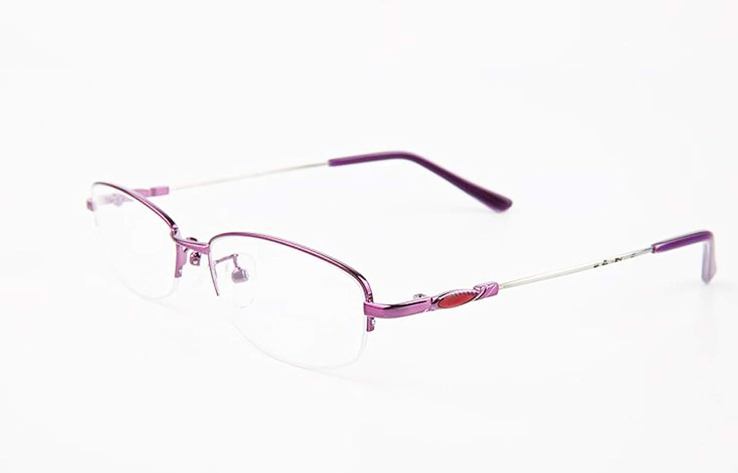 Fuyingda Memoria Metallo Metà Telaio Miope Occhiali 0.5~-6.00 Donne  Anti-Radiazione Shortsighted Eyeglasses Miopia Bicchieri Spectacles Eyewear  Abbigliamento Donna berjaya.edu.my