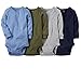 Carter's Baby Boys 4-pack Long-sleeve Bodysuits (Solids)