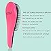 ACEVIVI Detangling Brush or Comb Styling Brush For Adults & Kids, wet & dry hair, RoseRed