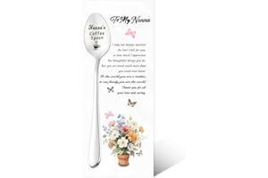 Nonna Mothers Day Birthday Gifts for Nana Grandmother Appreciation Retirement Mother's Day Gifts for Nonna's Coffee Spoon and