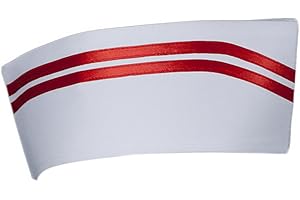 QZUnique Chef Hat Unisex Elastic Kitchen Cooking Chef Cap Adult Adjustable Baking Hat Reusable Food Service Hair Nets