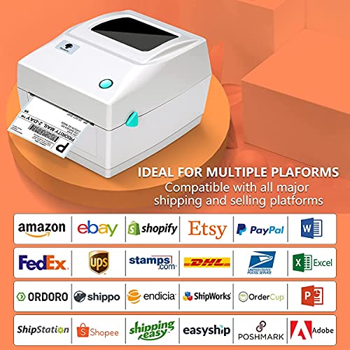 Thermal Printer for Shipping Labels, Phomemo Thermal Label Printer 4x6