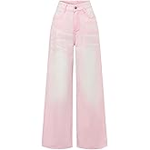 Women's Casual Loose Straight Y2K Style Wide Leg Denim Jeans Pants