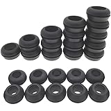 Rubber Grommet 1/2 Inch, Hydro Rubber Grommet Donut Type to make Waterproof Seal in DIY Hydroponic Systems and 16mm or 1/2 In