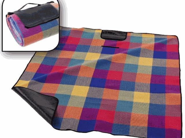 Happy People Picknickdecke 78460 Picnic Blanket, 175 X 135 Cm, Multi-Color