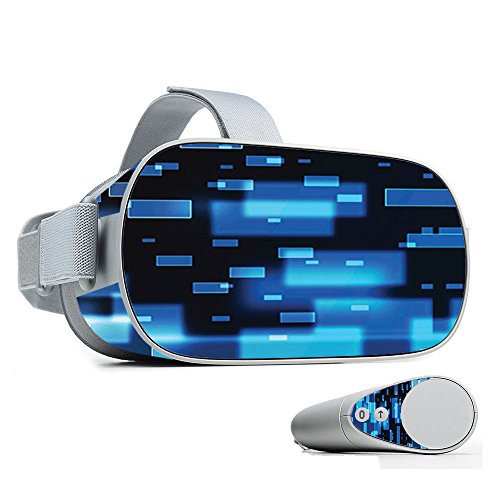 MightySkins Skin Compatible with Oculus Go Mobile VR - Space Blocks | Protectiv…