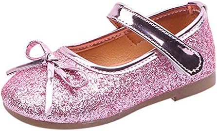 Zerototens Baby Girls Shoes,1-6 Years Old Toddler Kid Ballet Mary Jane Flat Shoes Children Bling Sequins Single Shoes Princess Dress